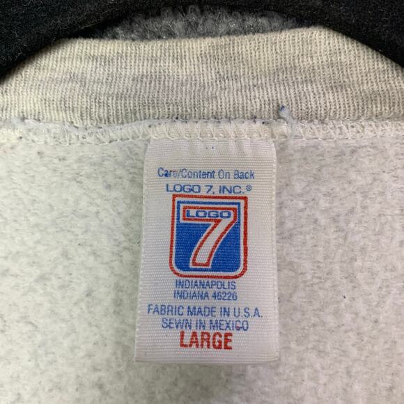 VTG LOGO 7 1996 Green Bay Packer‎ Champions Super Bowl Sweatshirt Gray  L USA - Picture 7 of 9